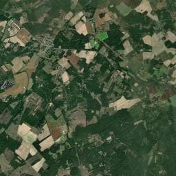 Vue aérienne des environs de Le Moulin Rose