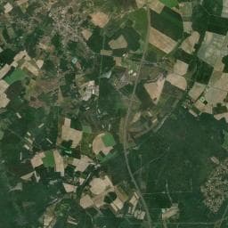 Vue aérienne des environs de AIRE DE SERVICES POUR CAMPING-CAR – A 77