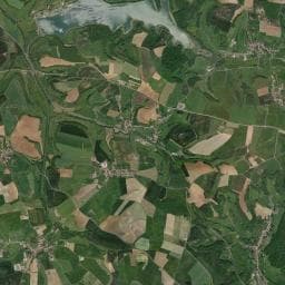 Vue aérienne des environs de Camping Ciela Village de la Liez