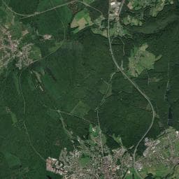 Vue aérienne des environs de Aire de camping-car de Luxeuil-les-Bains