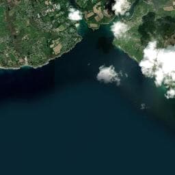 Vue aérienne des environs de Côté Ô Port Manec'h