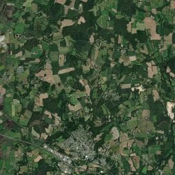 Vue aérienne des environs de Camping de Locmaria