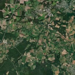 Vue aérienne des environs de Aire de stationnement des tanneurs Malestroit