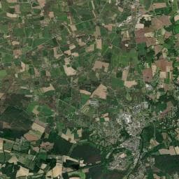 Vue aérienne des environs de Aire de stationnement in La Gacilly