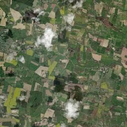 Vue aérienne des environs de Aire de service et stationnement Renazé