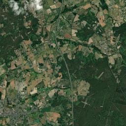 Vue aérienne des environs de Aire de service camping-cars