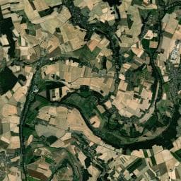 Vue aérienne des environs de Aire de stationnement et services - Les Roches-L'eveque