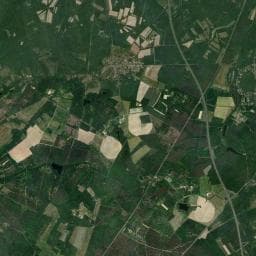 Vue aérienne des environs de Aire Camping-car Les Choux