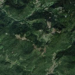 Vue aérienne des environs de Abri pique-nique de la cote 820