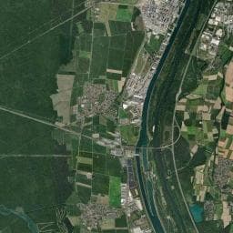 Vue aérienne des environs de Refuge/Abri — Hombourg