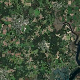 Vue aérienne des environs de Parc résidentiel de loisir - La Lande du Bélier