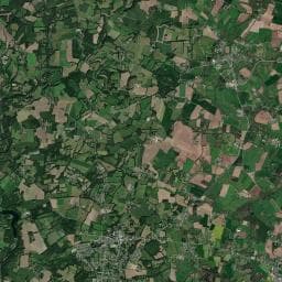Vue aérienne des environs de Aire de camping-car à Plescop