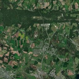Vue aérienne des environs de Camping 4 étoiles Les Jardins du Morbihan