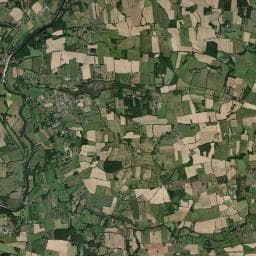 Vue aérienne des environs de Les Roches de Coigne
