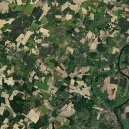 Vue aérienne des environs de Varennes