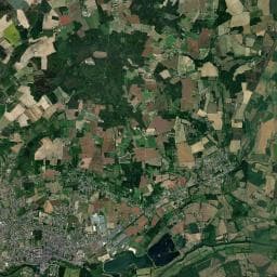 Vue aérienne des environs de Aire de camping-car de La Monnerie, La Flèche