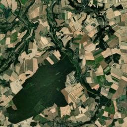 Vue aérienne des environs de Camping