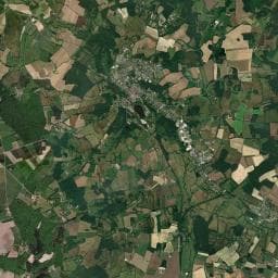 Vue aérienne des environs de Camping des Quatre Merlettes
