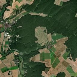 Vue aérienne des environs de Aire de camping-car halte nautique de Ravières