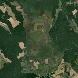 Vue aérienne des environs de Bivouac à Praslay
