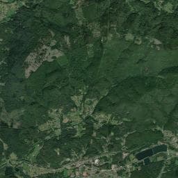 Vue aérienne des environs de Abri de Mourière