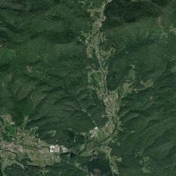 Vue aérienne des environs de Refuge du mont Menard