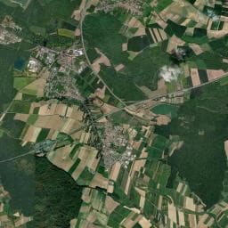 Vue aérienne des environs de Aire de camping-car à Burnhaupt-le-Bas