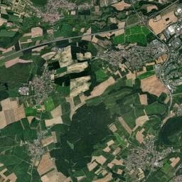 Vue aérienne des environs de Parking bus rue Cézanne