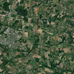 Vue aérienne des environs de Aire de camping-car à Questembert