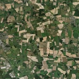 Vue aérienne des environs de AIRE DE STATIONNEMENT - DERVAL 2