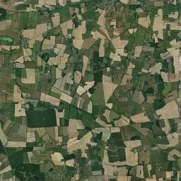 Vue aérienne des environs de Aire de la coulée verte