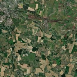 Vue aérienne des environs de Aire de camping-car et de services - Escale du Haut-Anjou