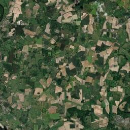 Vue aérienne des environs de Aire de service et de stationnement camping-cars de Baracé