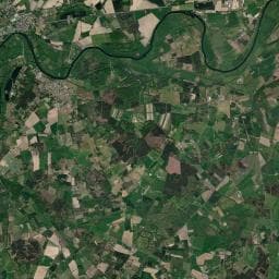 Vue aérienne des environs de Aire camping-car park de Bazouges Cré sur Loir