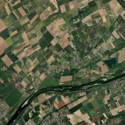 Vue aérienne des environs de Aire de service pour camping-car de Saint-Dyé-sur-Loire