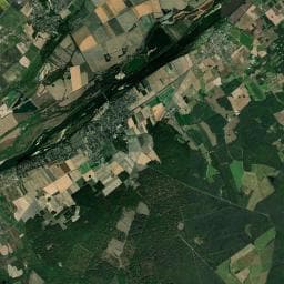 Vue aérienne des environs de Aire de camping-car à Saint-Dyé-sur-Loire