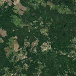 Vue aérienne des environs de Parc Résidentiel de Loisirs - Les lodges en bois de la Ferme des poulardières