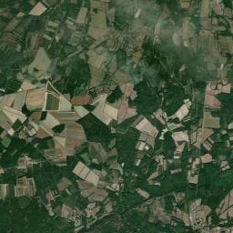 Vue aérienne des environs de Aire Naturelle de Camping Villemurlin