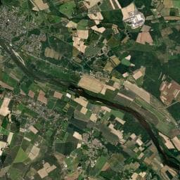 Vue aérienne des environs de Aire Domain Poupat