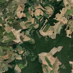 Vue aérienne des environs de Camping municipal (2)