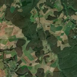 Vue aérienne des environs de Lavoir de la Douix