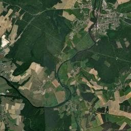 Vue aérienne des environs de Camping de La Maladière