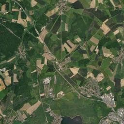 Vue aérienne des environs de Aire de stationnement Camping-Car