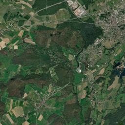 Vue aérienne des environs de Chez Denis