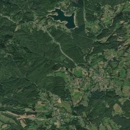 Vue aérienne des environs de Camping de la Louviere