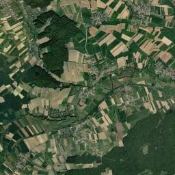 Vue aérienne des environs de Refuge/Abri — Gommersdorf