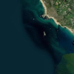 Vue aérienne des environs de Camping les Ormeaux