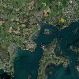 Vue aérienne des environs de Aire de camping-car à Larmor-Baden (4)
