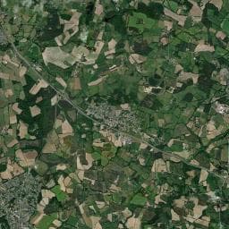 Vue aérienne des environs de Ty Coët