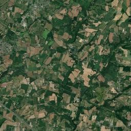 Vue aérienne des environs de Aire de camping-car à Lauzach